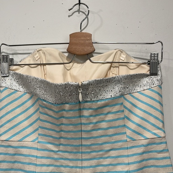 Lily Pulitzer Remi Blue Horizon Bayview Stripe Metallic Corset size 2 - Picture 11 of 16